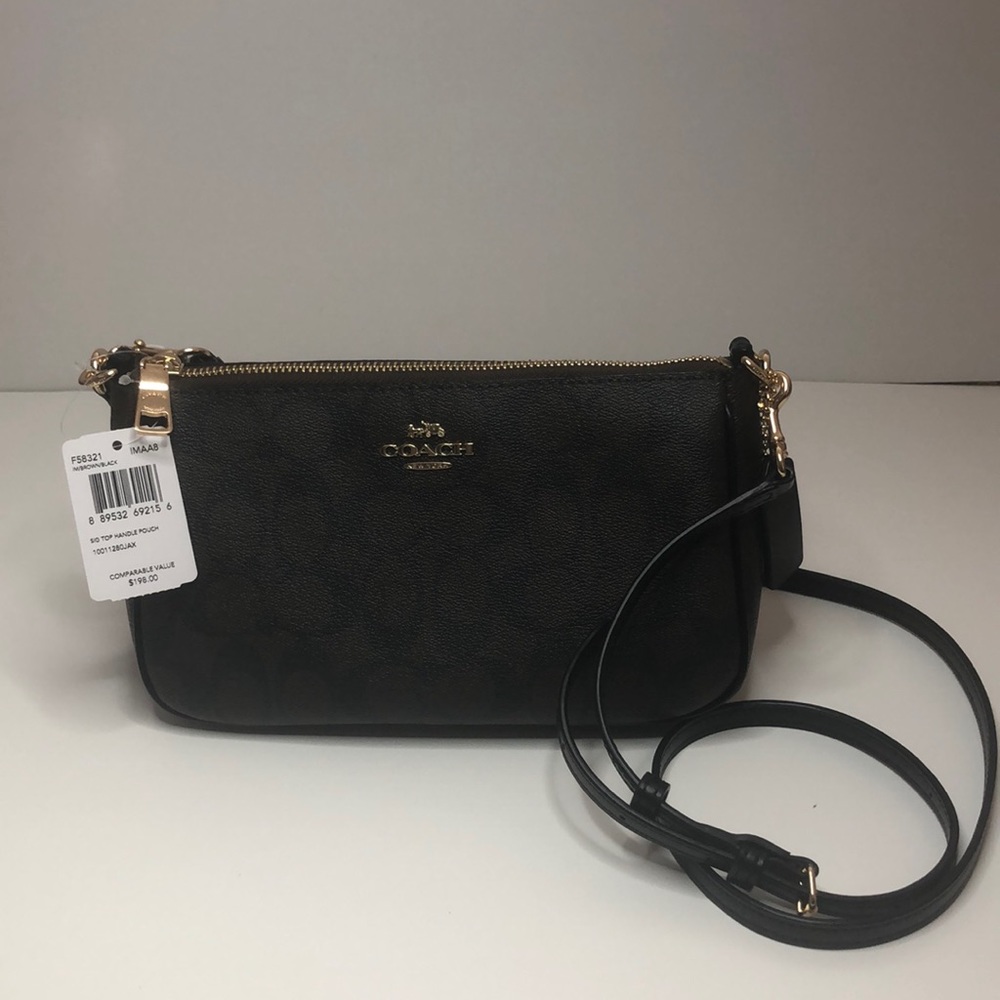 Coach F58321 Signature Top Handle Purse - New